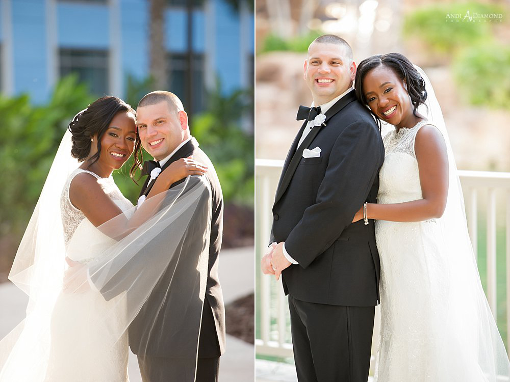 Orlando wedding photographers at Loews Royal Pacific Resort at Universal Orlando