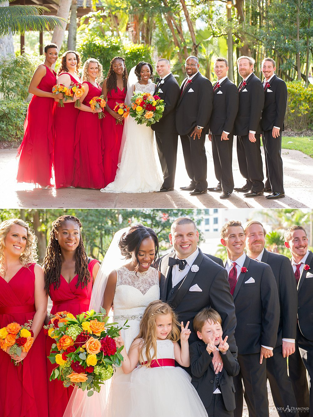 Orlando wedding photographers at Loews Royal Pacific Resort at Universal Orlando